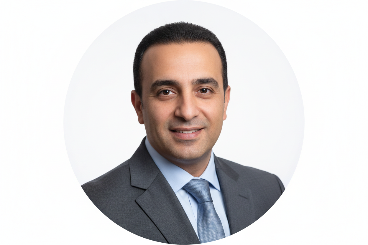 custmer men from iraq but image for just head and cycle image with white bg